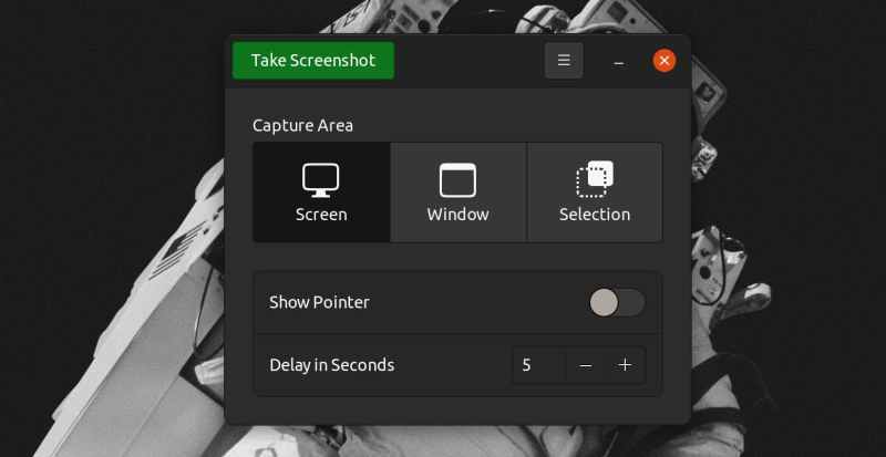 GNOME screenshot tool