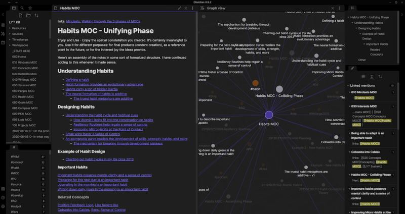 黑曜石 Markdown 编辑器