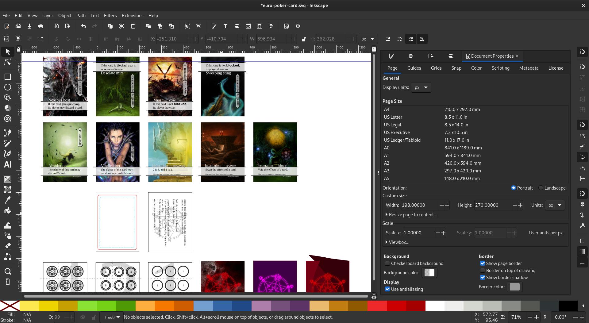 Layout in Inkscape layout in Inkscape