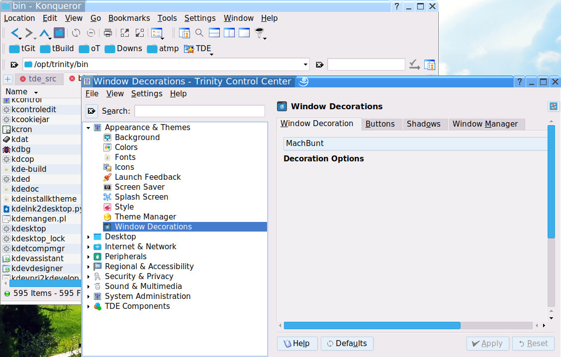 twin-style-machbunt - 来自 SuSE 的 KDE 窗口装饰主题